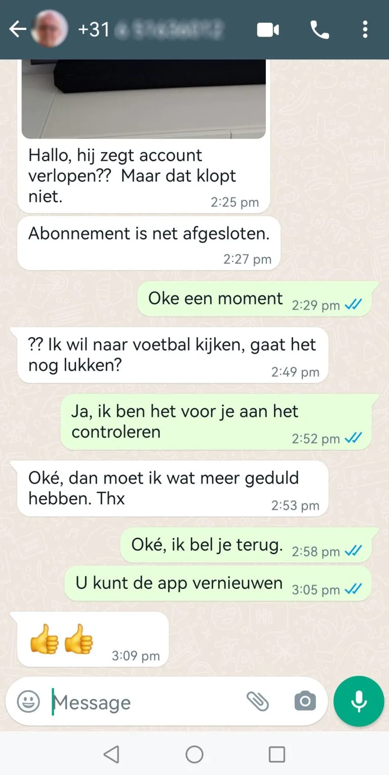 Klant beoordeling 1